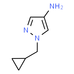 1-(Cyclopropylmethyl)-1H-pyrazol-4-amine Structure