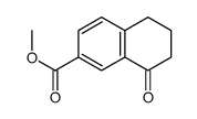 METHYL 8-OXO-5,6,7,8-TETRAHYDRONAPHTHALENE-2-CARBOXYLATE structure