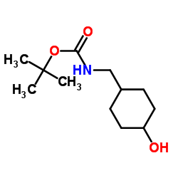 TERT-BUTYL ((4-HYDROXYCYCLOHEXYL)METHYL)CARBAMATE Structure