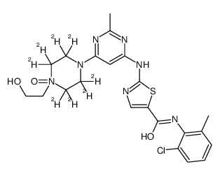 Dasatinib N-oxide-d8结构式