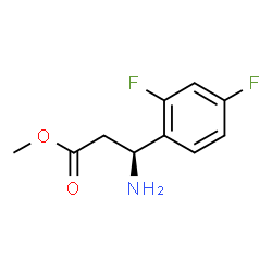 METHYL (3S)-3-AMINO-3-(2,4-DIFLUOROPHENYL)PROPANOATE picture