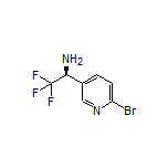 (S)-1-(6-Bromopyridin-3-yl)-2,2,2-trifluoroethanamine Structure