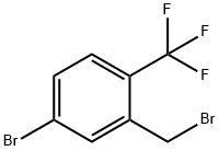 4-Bromo-2-bromomethyl-1-trifluoromethylbenzene Structure
