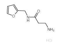 3-Amino-N-(2-furylmethyl)propanamide hydrochloride结构式