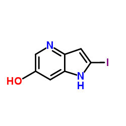 2-Iodo-1H-pyrrolo[3,2-b]pyridin-6-ol Structure