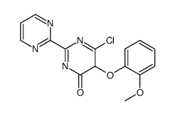 6-Chloro-5-(2-methoxyphenoxy)-2,2'-bipyrimidin-4(5H)-one structure