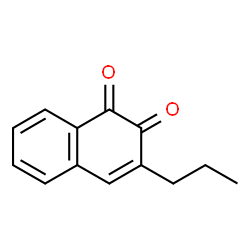 1,2-Naphthalenedione, 3-propyl- (9CI)结构式