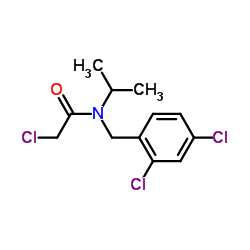 2-Chloro-N-(2,4-dichlorobenzyl)-N-isopropylacetamide Structure