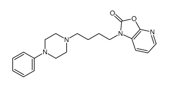 1-[4-(4-phenylpiperazin-1-yl)butyl]-[1,3]oxazolo[5,4-b]pyridin-2-one结构式