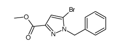 Methyl 1-Benzyl-5-bromopyrazole-3-carboxylate Structure