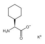 L-α-cyclohexylglycine potassium salt结构式