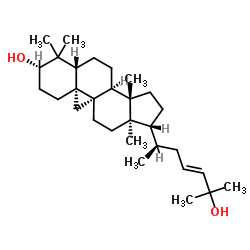 (3β,9β,23E)-9,19-Cyclolanost-23-ene-3,25-diol Structure