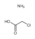 ammonium chloroacetate Structure