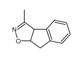 3-methyl-8,8a-dihydro-3aH-indeno[1,2-d]isoxazole Structure