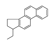 17-ethyl-16,17-dihydro-15H-cyclopenta[a]phenanthrene Structure