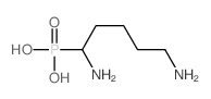 1, 5-(Diaminopentyl)phosphonic acid结构式