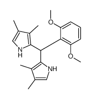 2-[(2,6-dimethoxyphenyl)-(3,4-dimethyl-1H-pyrrol-2-yl)methyl]-3,4-dimethyl-1H-pyrrole Structure