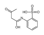 2-(3-oxobutanoylamino)benzenesulfonic acid结构式