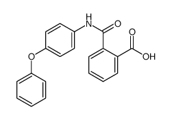 2-[(4-phenoxyphenyl)carbamoyl]benzoic acid Structure