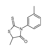 5-methyl-3-(m-tolyl)rhodanine Structure