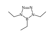 1,4,5-Triethyl-4,5-dihydro-1H-tetrazaborole structure