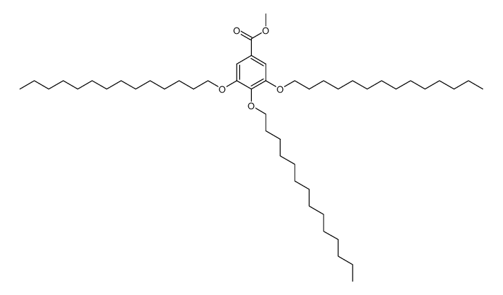 methyl [3,4,5-tris(n-tetradecan-1-yloxy)]benzoate Structure