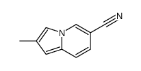 2-甲基-吲哚嗪-6-甲腈结构式