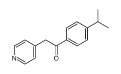 1-(4-propan-2-ylphenyl)-2-pyridin-4-ylethanone Structure