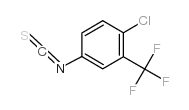 4-chloro-3-(trifluoromethyl)phenyl isothiocyanate Structure