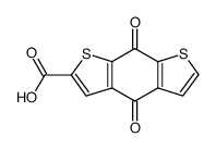 4,8-dioxo-4,8-dihydrobenzo-[1,2-b,5,4-b']dithiophene-2-carboxylic acid Structure