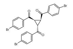 1,2,3-tri(4-bromobenzoyl)cyclopropane Structure