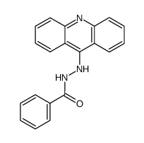 Benzoic acid N'-acridin-9-yl-hydrazide Structure