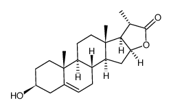 薯蓣皂素内酯结构式