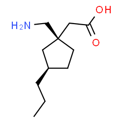 Cyclopentaneacetic acid, 1-(aminomethyl)-3-propyl-, (1S,3R)- (9CI) picture