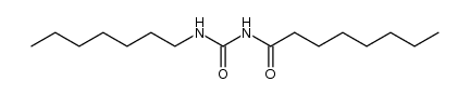 N-heptyl-N'-octanoyl-urea Structure