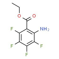 Benzoic acid, 2-amino-3,4,5,6-tetrafluoro-, ethyl ester结构式