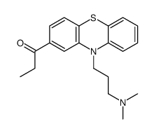 丙酰二甲氨基丙吩噻嗪结构式