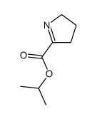 propan-2-yl 3,4-dihydro-2H-pyrrole-5-carboxylate结构式