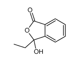 3-ethyl-3-hydroxy-2-benzofuran-1-one结构式