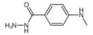 4-methylamino-benzoic acid hydrazide结构式