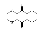 2,3,5a,6,7,8,9,9a-octahydrobenzo[g][1,4]benzoxathiine-5,10-dione结构式