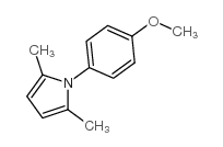 1-(4-Methoxyphenyl)-2,5-dimethylpyrrole Structure