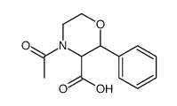 4-acetyl-2-phenylmorpholine-3-carboxylic acid Structure