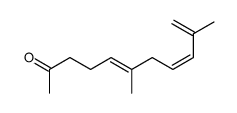 (5E,8Z)-6,10-dimethyl-undeca-5,8,10-trien-2-one结构式