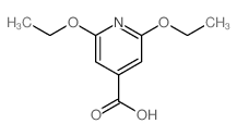 4-Pyridinecarboxylicacid, 2,6-diethoxy-结构式