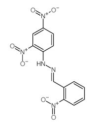 Benzaldehyde, 2-nitro-,2-(2,4-dinitrophenyl)hydrazone Structure