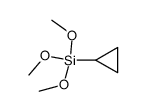 trimethoxycyclopropylsilane Structure