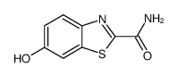 2-Benzothiazolecarboxamide,6-hydroxy-(7CI,9CI) structure