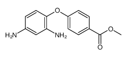 methyl 4-(2,4-diaminophenoxy)benzoate结构式