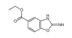 5-Benzoxazolecarboxylicacid,2-amino-,ethylester(9CI) Structure